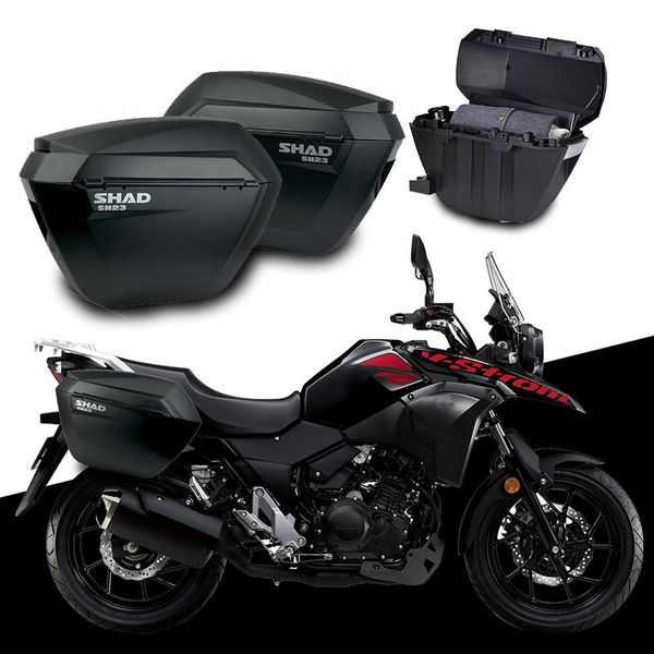 for suzuki v-storm dl250 dl 250 shad sh23 side boxs+rack set motorcycle luggage case saddle bags bracket carrier system
for suzuki v-storm dl250 dl 250 shad sh23 side boxs+rack set motorcycle luggage case saddle bags bracket carrier system