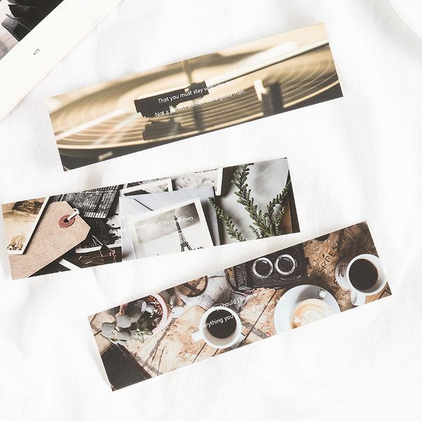

30pcs/pack retro coffee life bookmark paper bookmarks vintage page marker stationery school office supplies papeleria sl2078