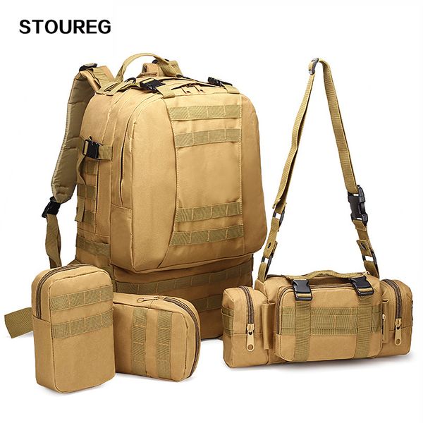 4 in 1 multifunctional tactical backpack 50l 600d oxford camouflage hiking backpack waterproof sport climbing bag
4 in 1 multifunctional tactical backpack 50l 600d oxford camouflage hiking backpack waterproof sport climbing bag
