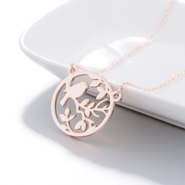 necklace womens pendants stainless steel silver simple tree round bird 2020 wholesale jewelry on the neck gold chains necklaces
necklace womens pendants stainless steel silver simple tree round bird 2020 wholesale jewelry on the neck gold chains necklaces
