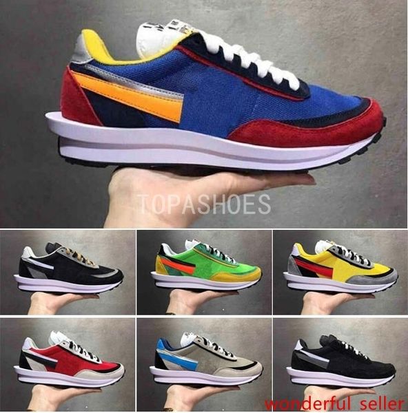 sacai ldv waffle varsity blue green gusto black varsity athletic shoes for men women fashion designers racer daybreak sports shoe eur36-45
sacai ldv waffle varsity blue green gusto black varsity athletic shoes for men women fashion designers racer daybreak sports shoe eur36-45