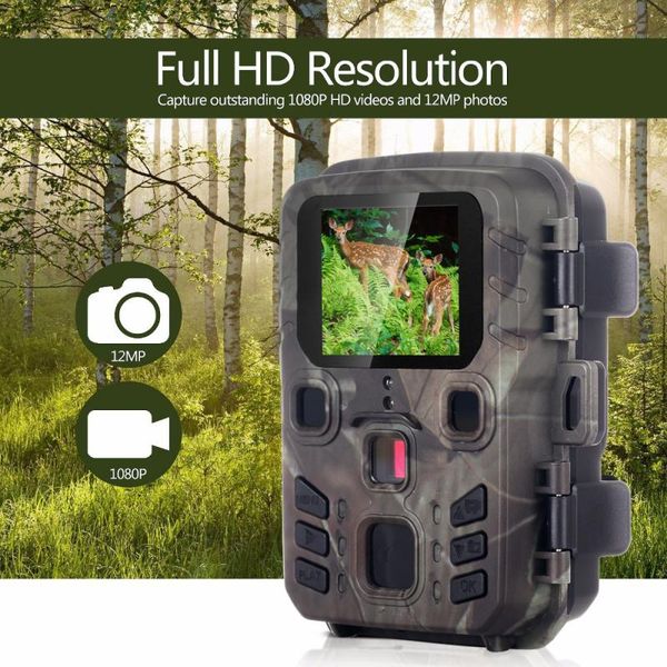 hunting cameras 2021 mini trail camera game 12mp 1080p outdoor wildlife scouting with pir sensor 0.45s fast trigger
hunting cameras 2021 mini trail camera game 12mp 1080p outdoor wildlife scouting with pir sensor 0.45s fast trigger