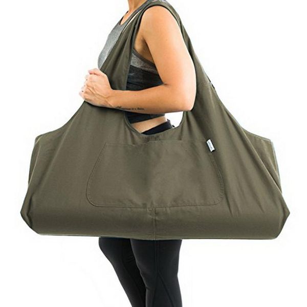 large yoga mat bag yoga mat tote interior compartment 2 sling carrier open canvas storage solid casual bag
large yoga mat bag yoga mat tote interior compartment 2 sling carrier open canvas storage solid casual bag