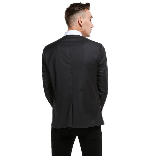 outer mold p shoot new style fashion men's wear party crew neck hidden button casual small suit coat jacket x329, White;black
outer mold p shoot new style fashion men's wear party crew neck hidden button casual small suit coat jacket x329, White;black