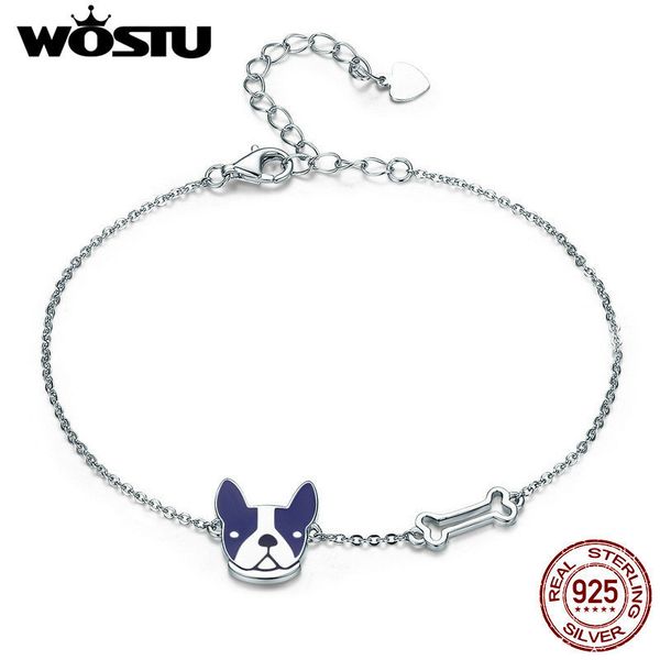 wostu 925 sterling silver french bulldog pet chain link bracelet for women fashion s925 silver jewelry gift cqb064, Golden;silver
wostu 925 sterling silver french bulldog pet chain link bracelet for women fashion s925 silver jewelry gift cqb064, Golden;silver