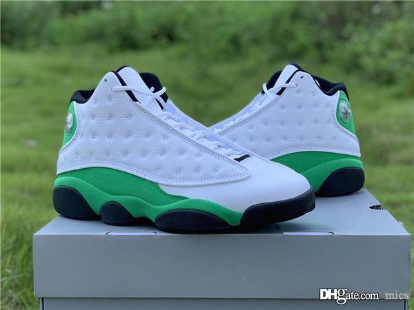 2020 authentic air 13 lucky green man basketball shoes white black 3m reflective real carbon fiber athletic sneakers with original box
2020 authentic air 13 lucky green man basketball shoes white black 3m reflective real carbon fiber athletic sneakers with original box