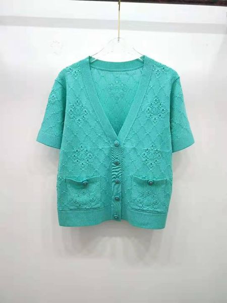 1 11 2020 spring summer crew neck short sleeve cardigan fashion prom women's sweater luxuy sweater qian, White
1 11 2020 spring summer crew neck short sleeve cardigan fashion prom women's sweater luxuy sweater qian, White