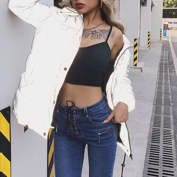 светоотражающие street wear женщины ветровки вскользь sporty mujer длинные куртки хлопка проложенный сгущает wadded пальто зимы снег куртки, Black
светоотражающие street wear женщины ветровки вскользь sporty mujer длинные куртки хлопка проложенный сгущает wadded пальто зимы снег куртки, Black