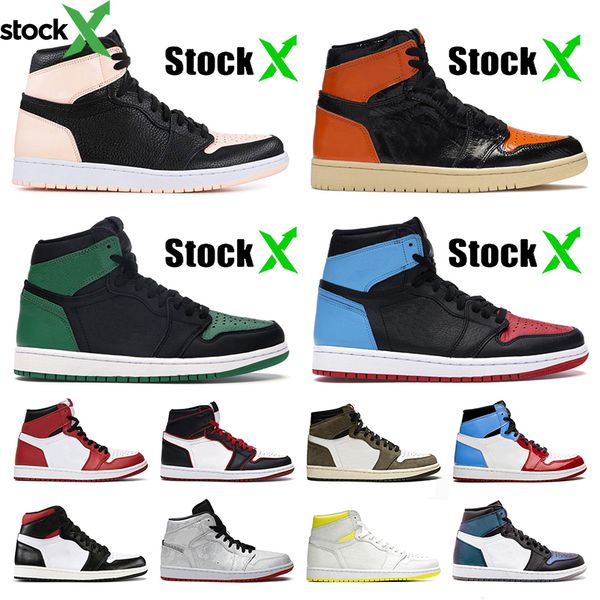 mens womens 1 basketball shoes crimson tint shattered backboard pine green 1s unc to chicago bloodline mens trainers sneakers, Black
mens womens 1 basketball shoes crimson tint shattered backboard pine green 1s unc to chicago bloodline mens trainers sneakers, Black