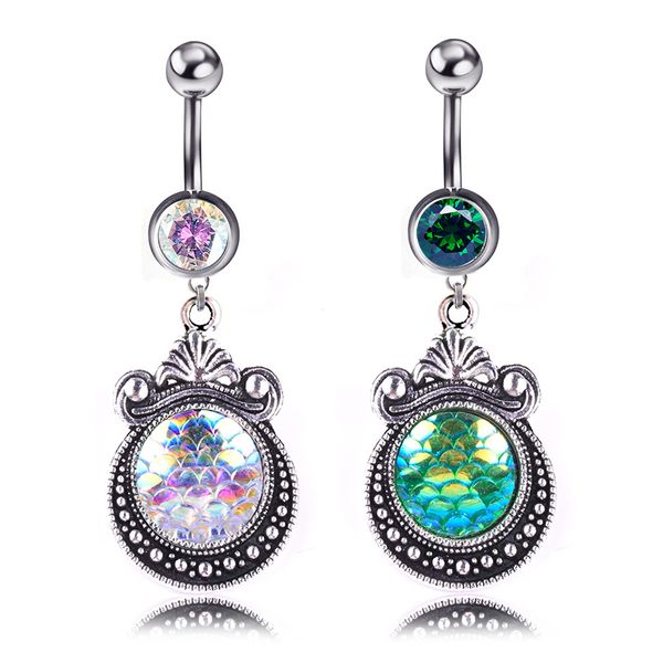 cute crystal scale pattern body jewelry stainless steel rhinestone navel & bell button piercing dangle rings for women gift, Silver
cute crystal scale pattern body jewelry stainless steel rhinestone navel & bell button piercing dangle rings for women gift, Silver