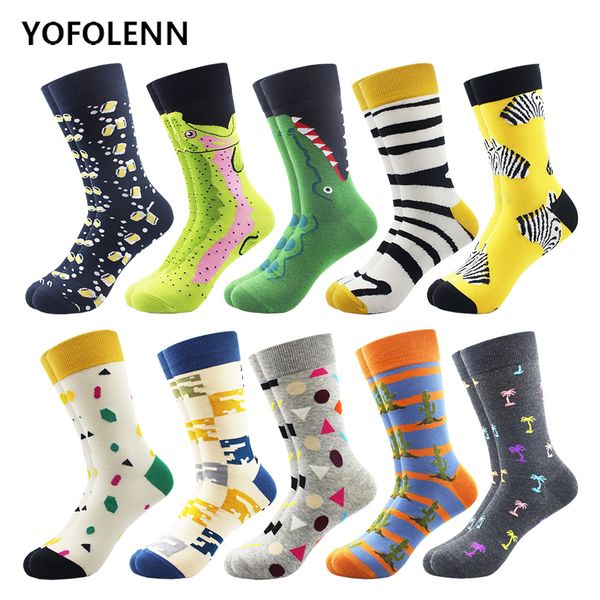 10 pairs/lot colorful combed cotton fashion men's crew socks zebra crocodile pattern funny dress causal wedding crazy socks, Black
10 pairs/lot colorful combed cotton fashion men's crew socks zebra crocodile pattern funny dress causal wedding crazy socks, Black