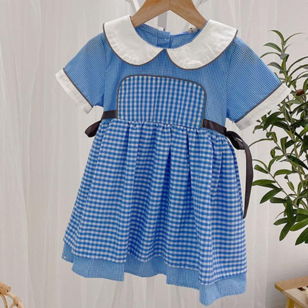 2020 summer spanish children dress lovely little princess baby girl peter pan collar plaid kids dress a-line, Red;yellow
2020 summer spanish children dress lovely little princess baby girl peter pan collar plaid kids dress a-line, Red;yellow