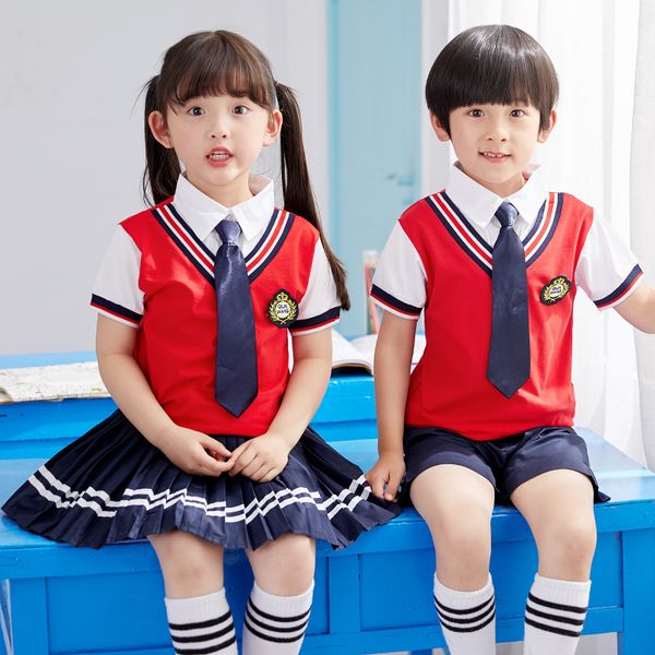 2019 новый детский сад летний класс матросская форма британские ученики начальной школы с короткими рукавами школьная одежда чистый хлопок к, White
2019 новый детский сад летний класс матросская форма британские ученики начальной школы с короткими рукавами школьная одежда чистый хлопок к, White