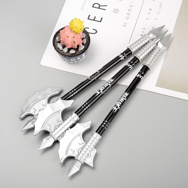 3pcs / lot) 0.5mm creative king glory battle axe gel pen office drum pen cute office stationery writing supplies for school
3pcs / lot) 0.5mm creative king glory battle axe gel pen office drum pen cute office stationery writing supplies for school