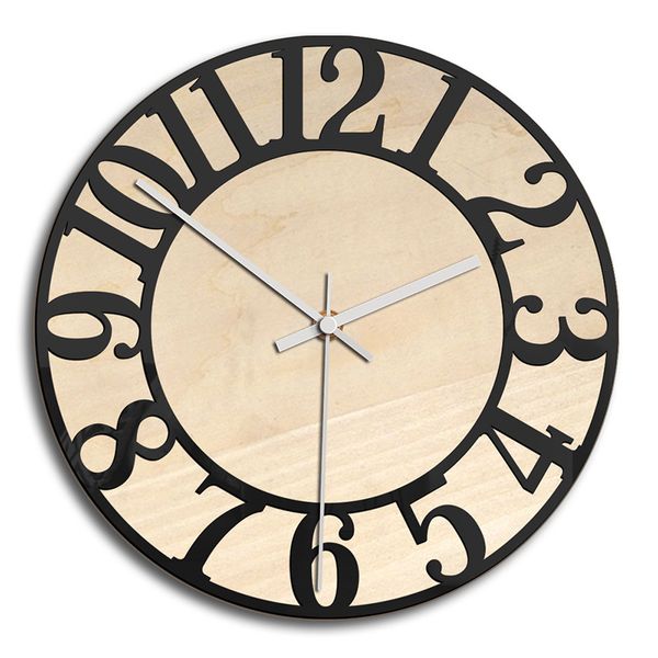 11 inch new wooden simple retro wall clock bar cafe living room round triangle polygon wall hanging clock
11 inch new wooden simple retro wall clock bar cafe living room round triangle polygon wall hanging clock