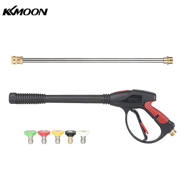 pressure washer gun 4000 psi spray gun with 18" extension wand + 4 quick connect nozzles and 1 soap nozzle for car
pressure washer gun 4000 psi spray gun with 18" extension wand + 4 quick connect nozzles and 1 soap nozzle for car