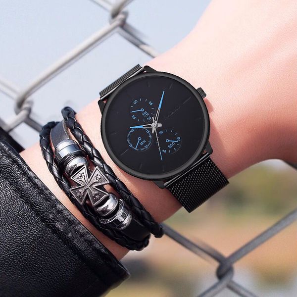 yolako watch men stainless steel quartz calendar black business mens watches sport male clock hour reloj hombre, Slivery;brown
yolako watch men stainless steel quartz calendar black business mens watches sport male clock hour reloj hombre, Slivery;brown
