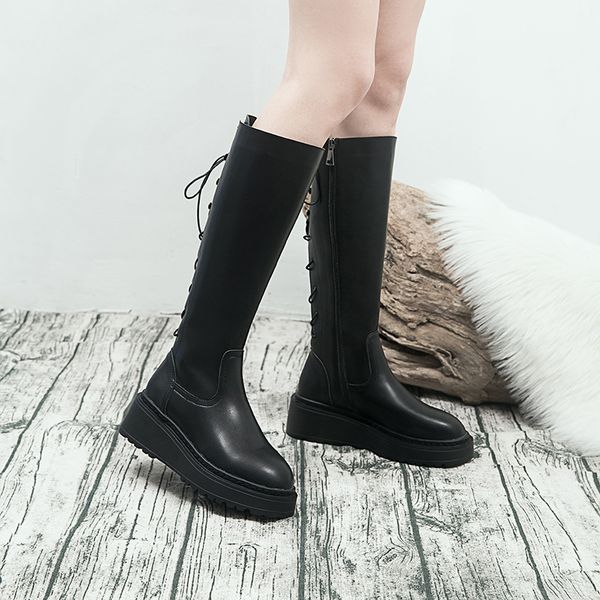 rass ple 2019 lady knee high boots round toe winter warm platform boots casual shoes bota feminina zapatos de mujer shoes women, Black
rass ple 2019 lady knee high boots round toe winter warm platform boots casual shoes bota feminina zapatos de mujer shoes women, Black