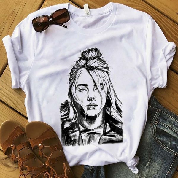 billie eilish ocean eyes t shirt billie eilish portrait white cotton t shirt o-neck be fashion casual print j190524, White;black
billie eilish ocean eyes t shirt billie eilish portrait white cotton t shirt o-neck be fashion casual print j190524, White;black