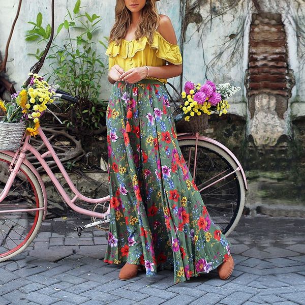 fashion two pieces set 2019 summer women boho printed ruffled swing pleated skirt set tassel button holiday beach, White
fashion two pieces set 2019 summer women boho printed ruffled swing pleated skirt set tassel button holiday beach, White