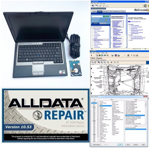 Авто программное обеспечение All Data Repair программное обеспечение Alldata 10.53 + mitchell 2015 1 ТБ HDD 2in1 установлен в D630 4G ноутбук Windows7
Авто программное обеспечение All Data Repair программное обеспечение Alldata 10.53 + mitchell 2015 1 ТБ HDD 2in1 установлен в D630 4G ноутбук Windows7
