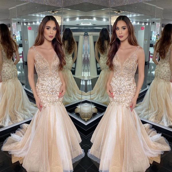 gorgeous gold mermaid deep v neck prom dress backless tulle sweep train beaded lace evening formal gowns custom made, Black;red
gorgeous gold mermaid deep v neck prom dress backless tulle sweep train beaded lace evening formal gowns custom made, Black;red