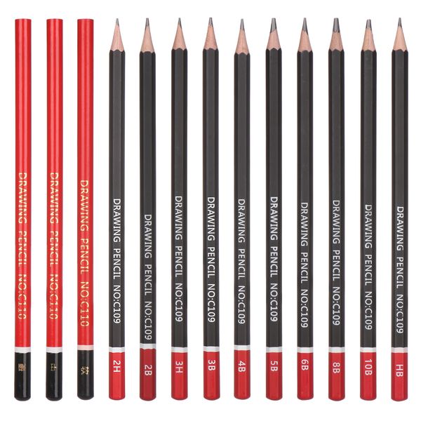 12 pcs/set wooden sketch pencils set black drawing pen hb 2b 3b 4b 5b 6b 8b 10b 2h 3h soft hard hexagonal pencils writing tools
12 pcs/set wooden sketch pencils set black drawing pen hb 2b 3b 4b 5b 6b 8b 10b 2h 3h soft hard hexagonal pencils writing tools