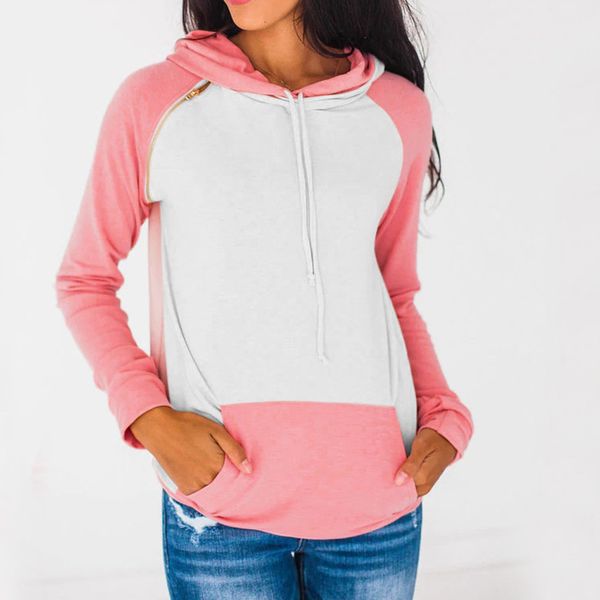 2019 new women hoodies sweatshirts women autumn long sleeve pocket patchwork hooded sweatshirt pullover blouse, Black
2019 new women hoodies sweatshirts women autumn long sleeve pocket patchwork hooded sweatshirt pullover blouse, Black