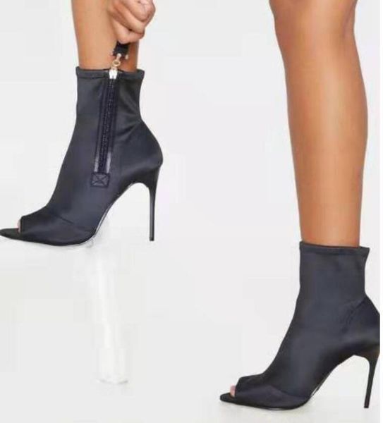 mhyons fashion black stretch ankle boots women stiletto high heels woman shoes spring autumn peep toe botas mujer
mhyons fashion black stretch ankle boots women stiletto high heels woman shoes spring autumn peep toe botas mujer