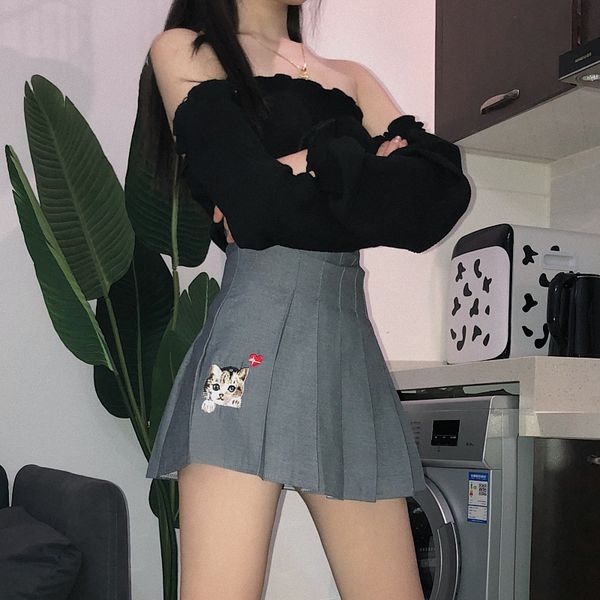 zcwxm harejuku student mini skirts high waist cartoon embroidery vintage faldas 2020 summer all match skrits short women new, Black
zcwxm harejuku student mini skirts high waist cartoon embroidery vintage faldas 2020 summer all match skrits short women new, Black