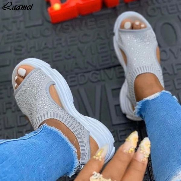 women sandals female shoes woman summer wedge comfortable sandals crystal bling ladies slip-on flat women sandalias, Black
women sandals female shoes woman summer wedge comfortable sandals crystal bling ladies slip-on flat women sandalias, Black