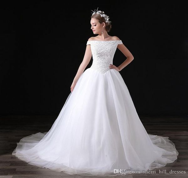 elegant white wedding dresses boat neck with beading short sleeves a line tulle long bride wedding dresses for women wedding gowns
elegant white wedding dresses boat neck with beading short sleeves a line tulle long bride wedding dresses for women wedding gowns