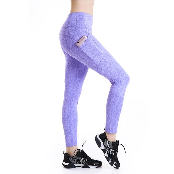 east hong women's gym yoga elastic sports leggings fitness running workout pants, Black;blue
east hong women's gym yoga elastic sports leggings fitness running workout pants, Black;blue