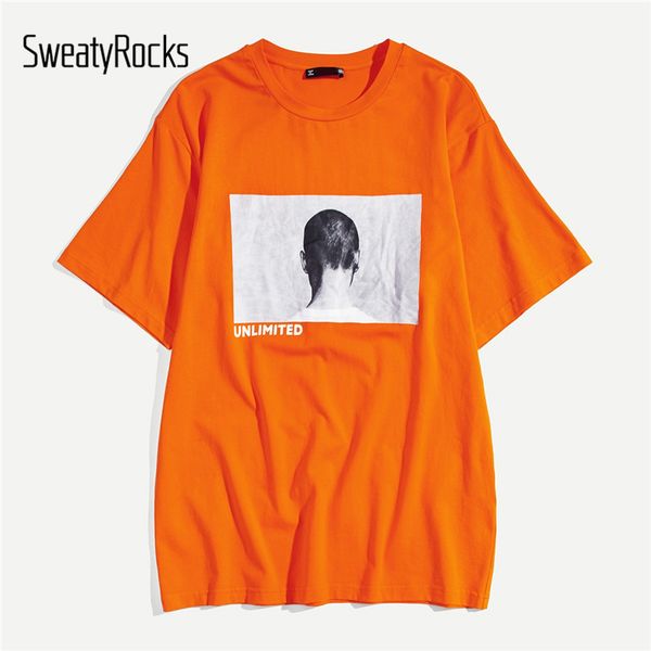 sweatyrocks men letter and figure print tee streetwear orange preppy mens t-shirts fashion clothing 2019 summer casual male tees, White;black
sweatyrocks men letter and figure print tee streetwear orange preppy mens t-shirts fashion clothing 2019 summer casual male tees, White;black