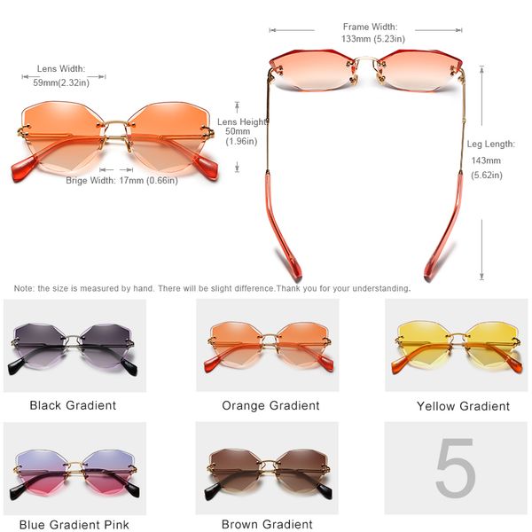kingseven design rimless fashion cat eye sunglasses women gradient driving uv400 sun glasses clear vintage eyewear oculos n801 y200619, White;black
kingseven design rimless fashion cat eye sunglasses women gradient driving uv400 sun glasses clear vintage eyewear oculos n801 y200619, White;black