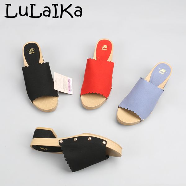 lulaika 2019 summer new ladies fashion outer wear round head comfortable beach open toe casual wild mid-heel slippers 3-5cm, Black
lulaika 2019 summer new ladies fashion outer wear round head comfortable beach open toe casual wild mid-heel slippers 3-5cm, Black