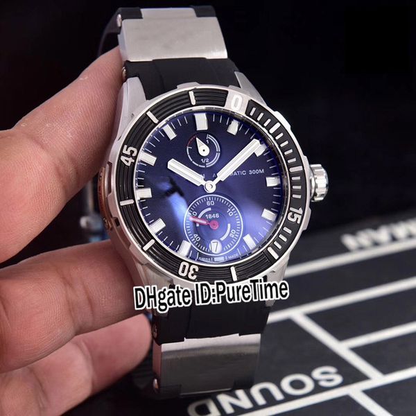 new diver 1183-170-3/92 steel case black dial automatic power reserve mens watch black rubber sports watches rubber puretime b118b2, Slivery;brown 
new diver 1183-170-3/92 steel case black dial automatic power reserve mens watch black rubber sports watches rubber puretime b118b2, Slivery;brown