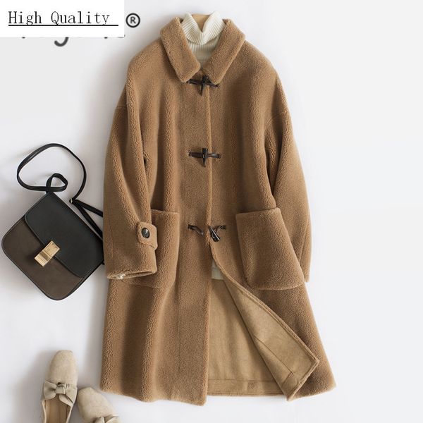 winter natural fur coat women long sheep shearing jacket female korean warm clothes 2020 real wool fur coats hiver 831lw, Black
winter natural fur coat women long sheep shearing jacket female korean warm clothes 2020 real wool fur coats hiver 831lw, Black