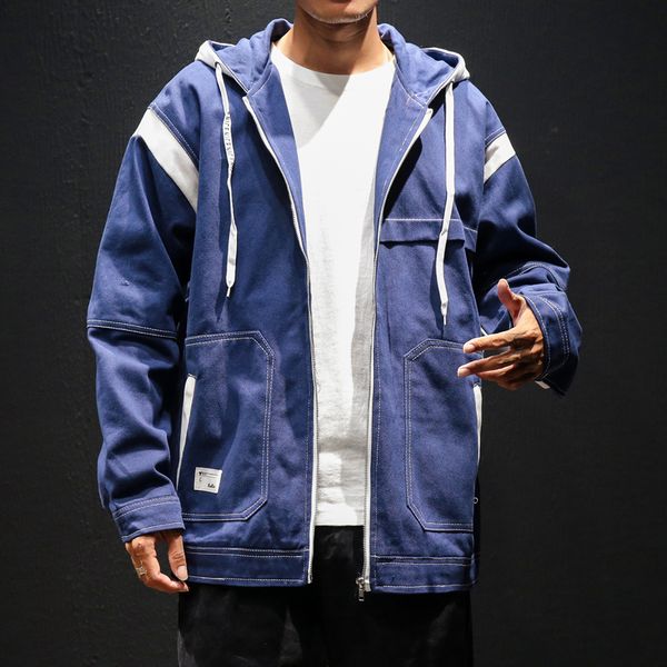 19/ tide male split joint even hat jacket serious technology wash loose coat jk106 / p105 black wall, Black;brown
19/ tide male split joint even hat jacket serious technology wash loose coat jk106 / p105 black wall, Black;brown