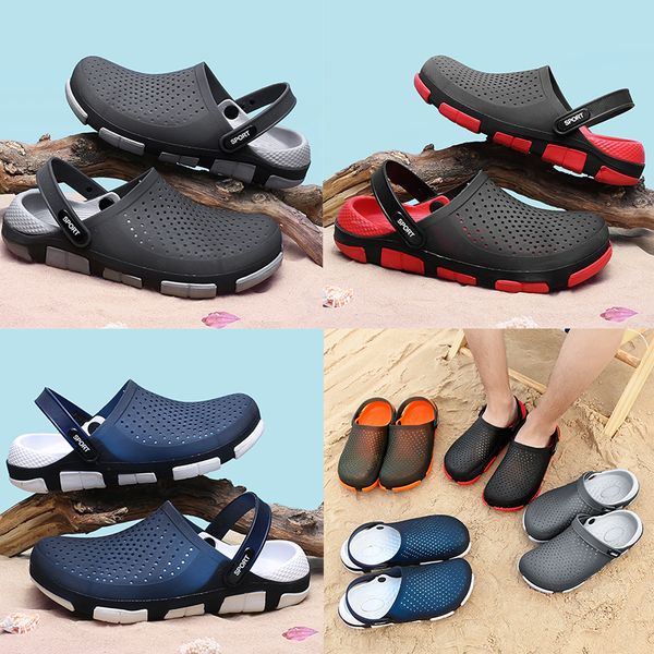 designer sandals jelly beach shoes men sandals casual shoes slippers beach flip-flops outdoor slippers light weight sandals, Black
designer sandals jelly beach shoes men sandals casual shoes slippers beach flip-flops outdoor slippers light weight sandals, Black