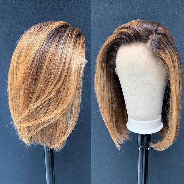 ombre #2/27 bob 13x6 lace front human hair wig with baby hair brazilian lace front wig for black women remy natural hairline, Black;brown
ombre #2/27 bob 13x6 lace front human hair wig with baby hair brazilian lace front wig for black women remy natural hairline, Black;brown