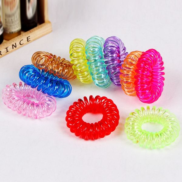hair scrunchie transparent telephone wire elastic hairbands for children in small size random colors black available
hair scrunchie transparent telephone wire elastic hairbands for children in small size random colors black available
