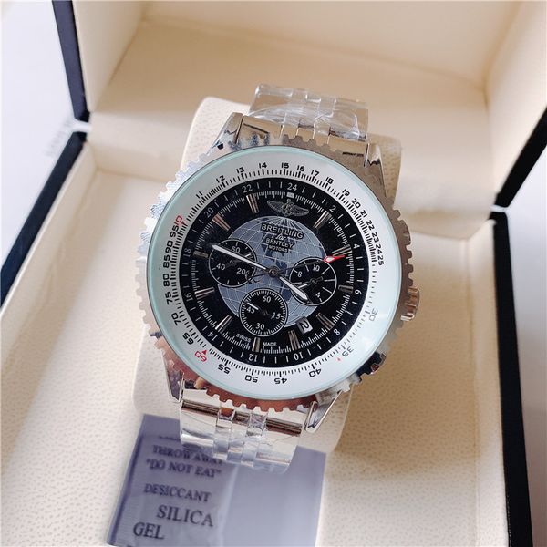 full function designer globe dial luxury watches navitimer all small dial work classic style men watch gift nautilus, Slivery;brown
full function designer globe dial luxury watches navitimer all small dial work classic style men watch gift nautilus, Slivery;brown