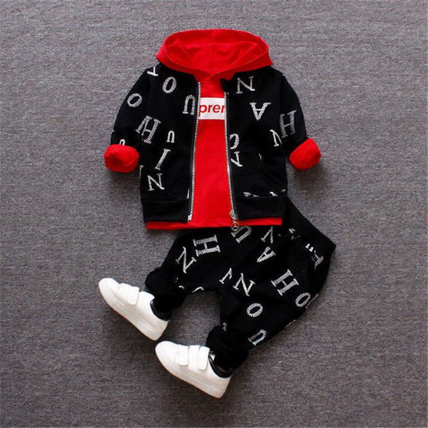 bibicola toddler clothes baby boy clothing set sport suits fashion hooded +t-shirt + pants 3 pcs boys tracksuit sets, White
bibicola toddler clothes baby boy clothing set sport suits fashion hooded +t-shirt + pants 3 pcs boys tracksuit sets, White