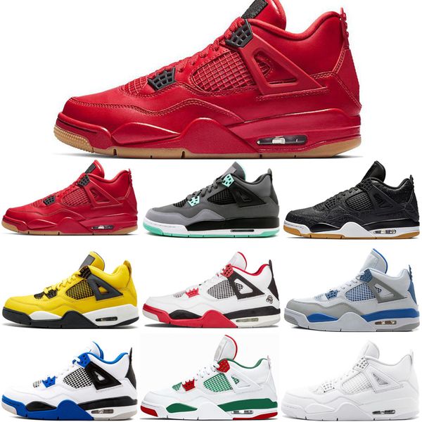 2019 4 4S men basketball shoes Black Pizzeria Bred cactus jack cavs Oreo Royalty Toro-Bravo mens outdoor sport sneakers
2019 4 4S men basketball shoes Black Pizzeria Bred cactus jack cavs Oreo Royalty Toro-Bravo mens outdoor sport sneakers