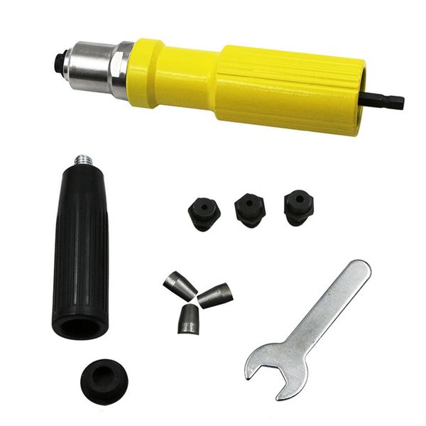 clip home portable metal anti slip power drill electric with handle rivet adapter set cordless riveting insert nut nozzle wrench
clip home portable metal anti slip power drill electric with handle rivet adapter set cordless riveting insert nut nozzle wrench
