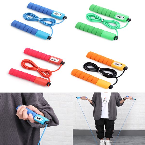 1pc anti slip handle electronic counting jump ropes pvc/braided rope skip rope body building exercise tool fitness accessories
1pc anti slip handle electronic counting jump ropes pvc/braided rope skip rope body building exercise tool fitness accessories