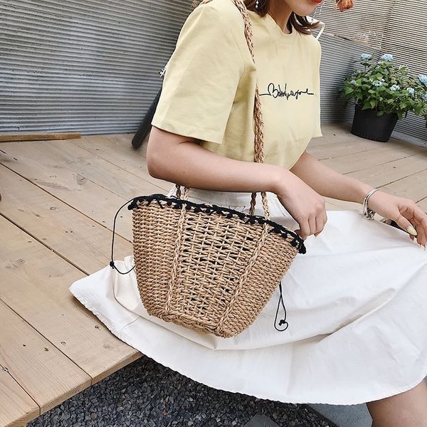 bohemian straw beach bags for women 2019 summer handmade woven rattan handbags big capacity ladies totes travel shoulder bags
bohemian straw beach bags for women 2019 summer handmade woven rattan handbags big capacity ladies totes travel shoulder bags