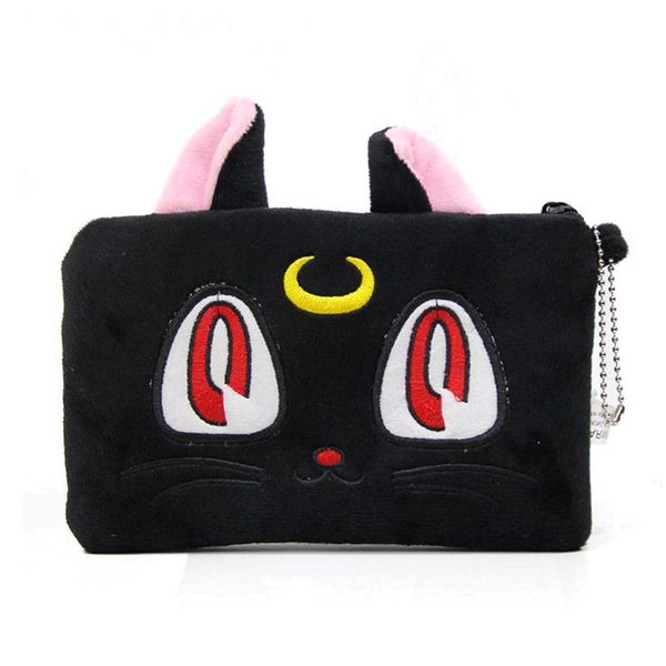 anime sailor moon diana black cat cosmetic makeup bag purse mini clutch handbag, Red;black
anime sailor moon diana black cat cosmetic makeup bag purse mini clutch handbag, Red;black