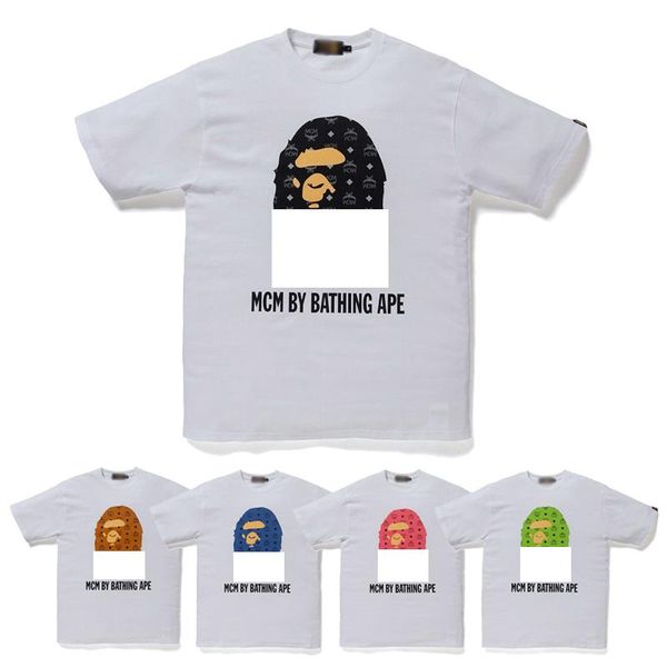 20ss men and women summer ape printed t shirts white 5 colors ape pattern tees short sleeved cotton shirt male summer, White;black
20ss men and women summer ape printed t shirts white 5 colors ape pattern tees short sleeved cotton shirt male summer, White;black